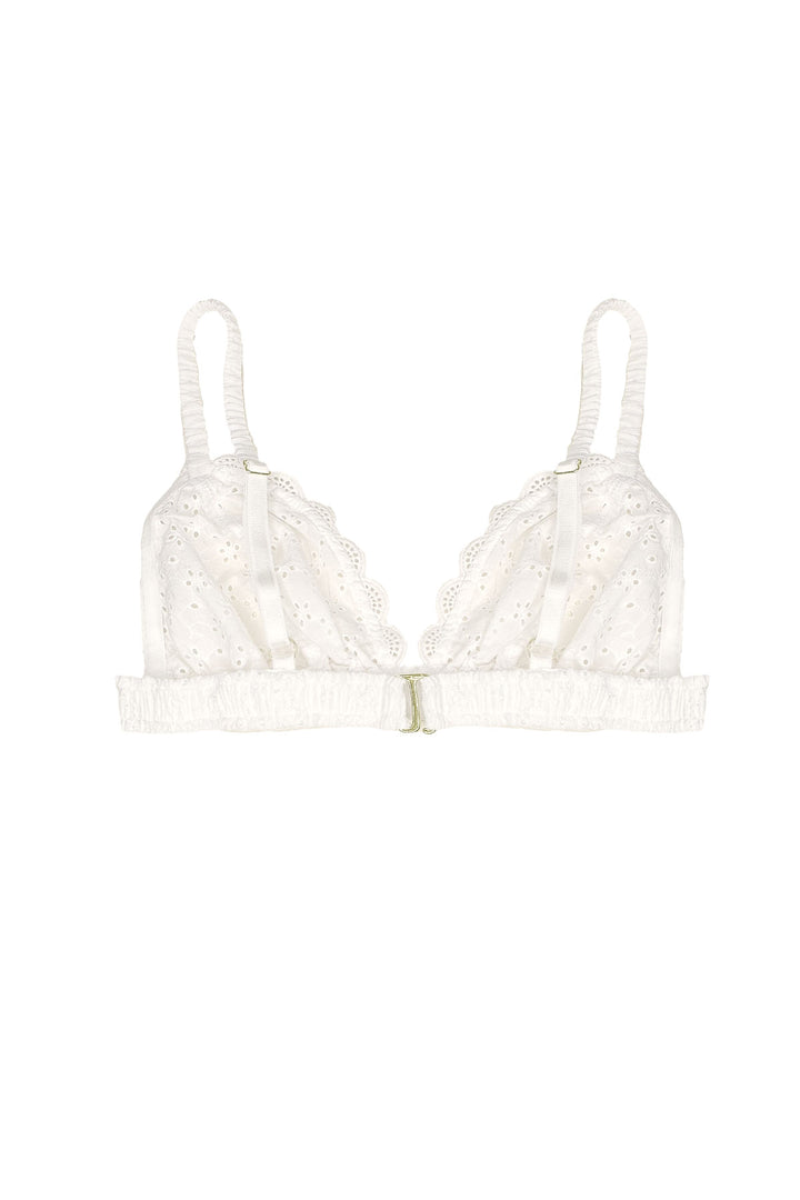 Bella bralette in broderie anglaise