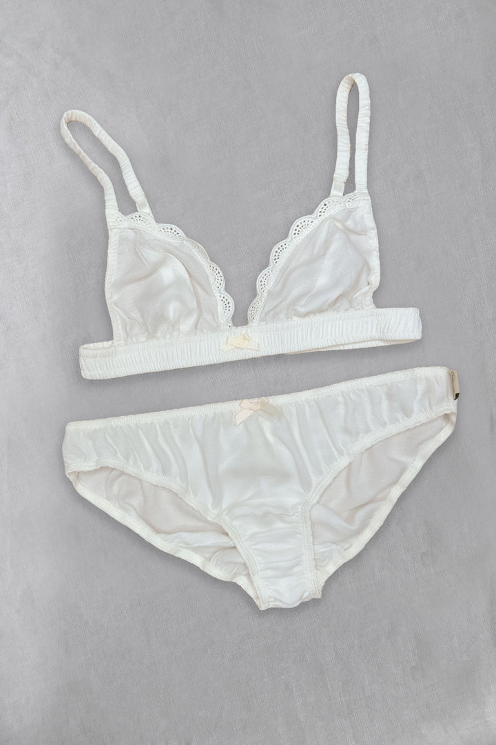 Martina briefs in crepe in natural