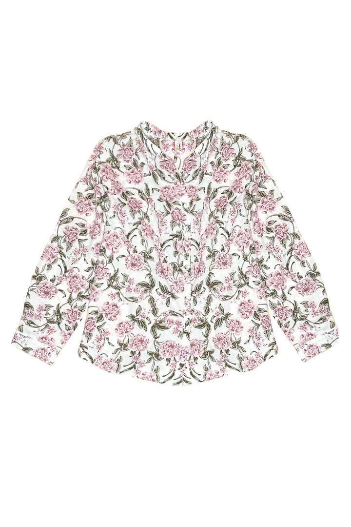 Sunday organic cotton PJ shirt in bloom