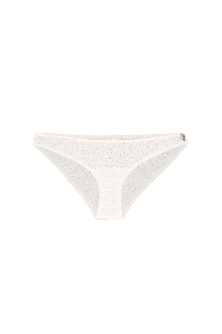 Martina Broderie anglaise briefs in white