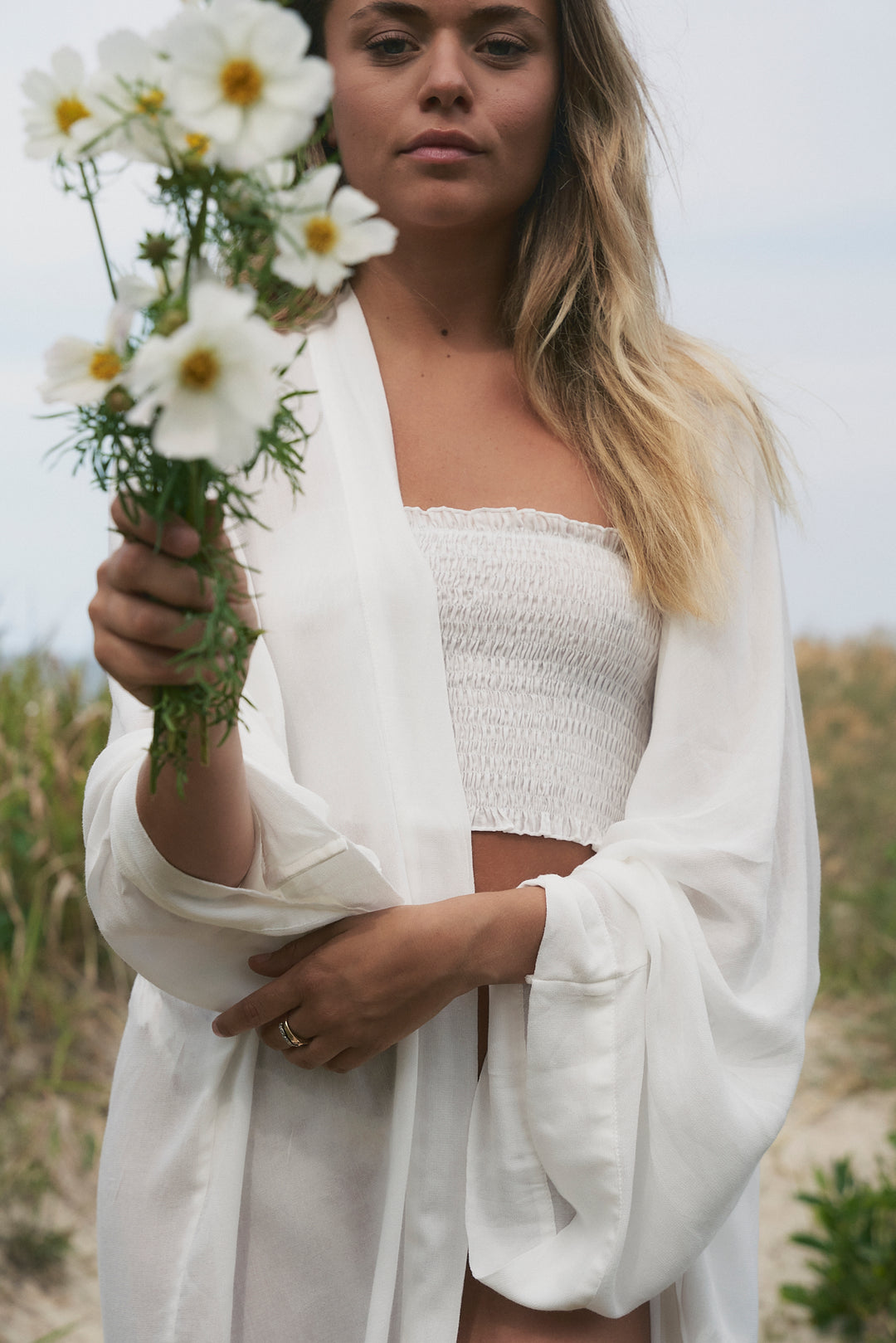 Sold out Marla bamboo kimono - mid length style