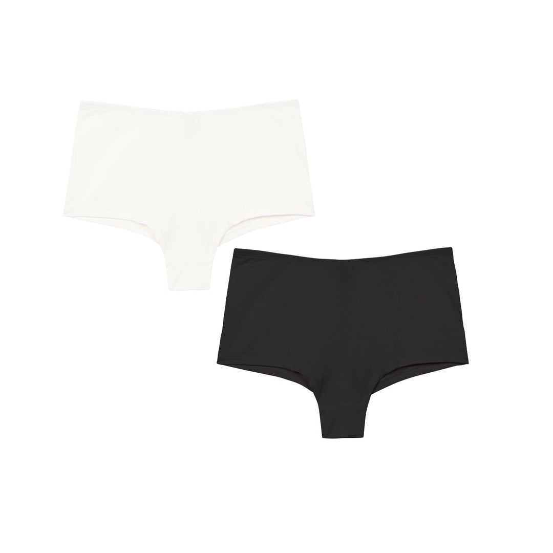 2 Pack | Suzette knickers in Black & Natural