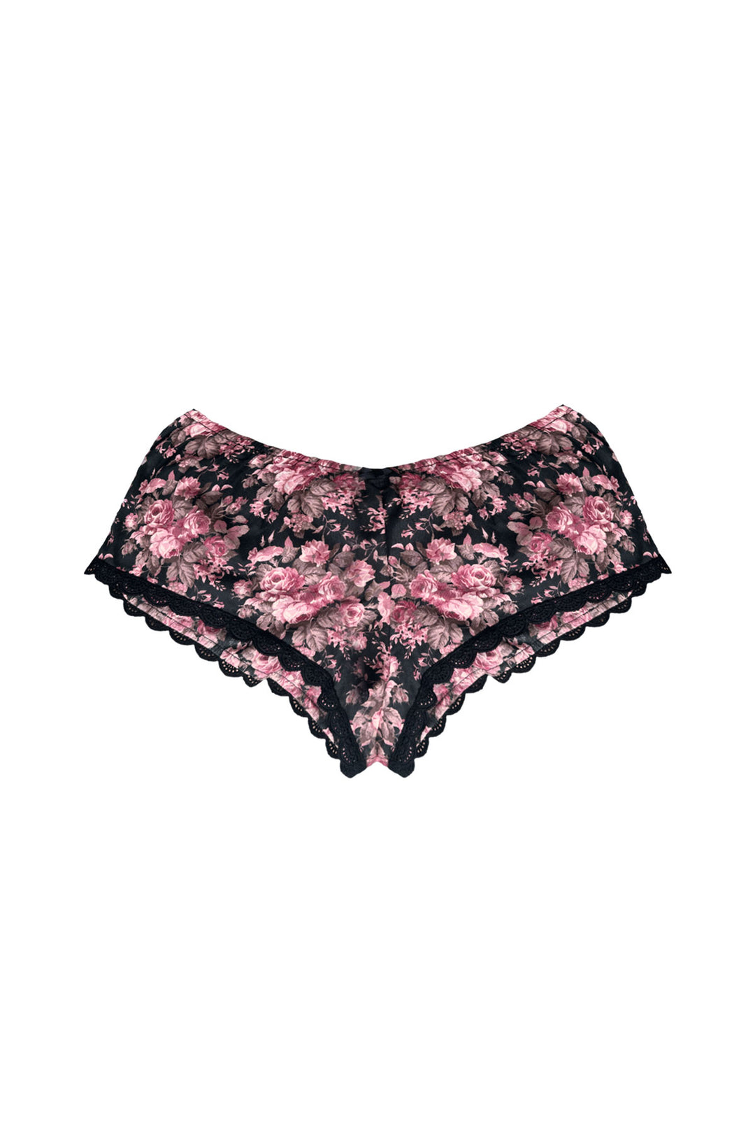 Cotton French knickers in Darkrose