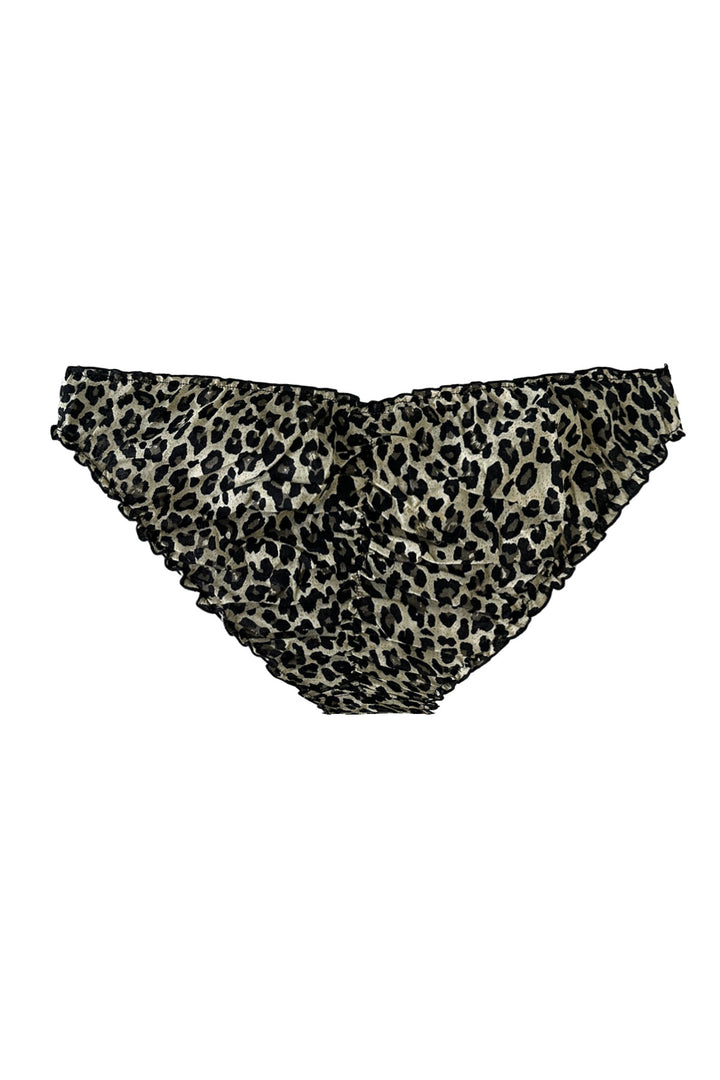 Ruffle knickers in cotton in jungle