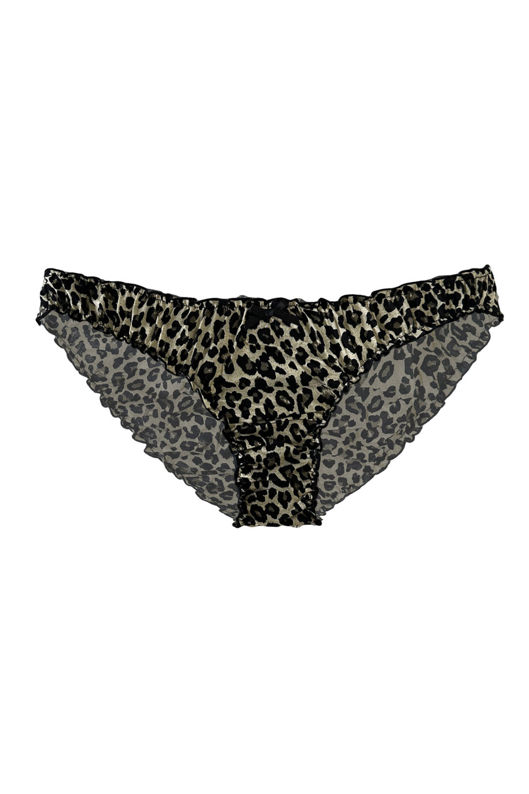 Ruffle knickers in cotton in jungle