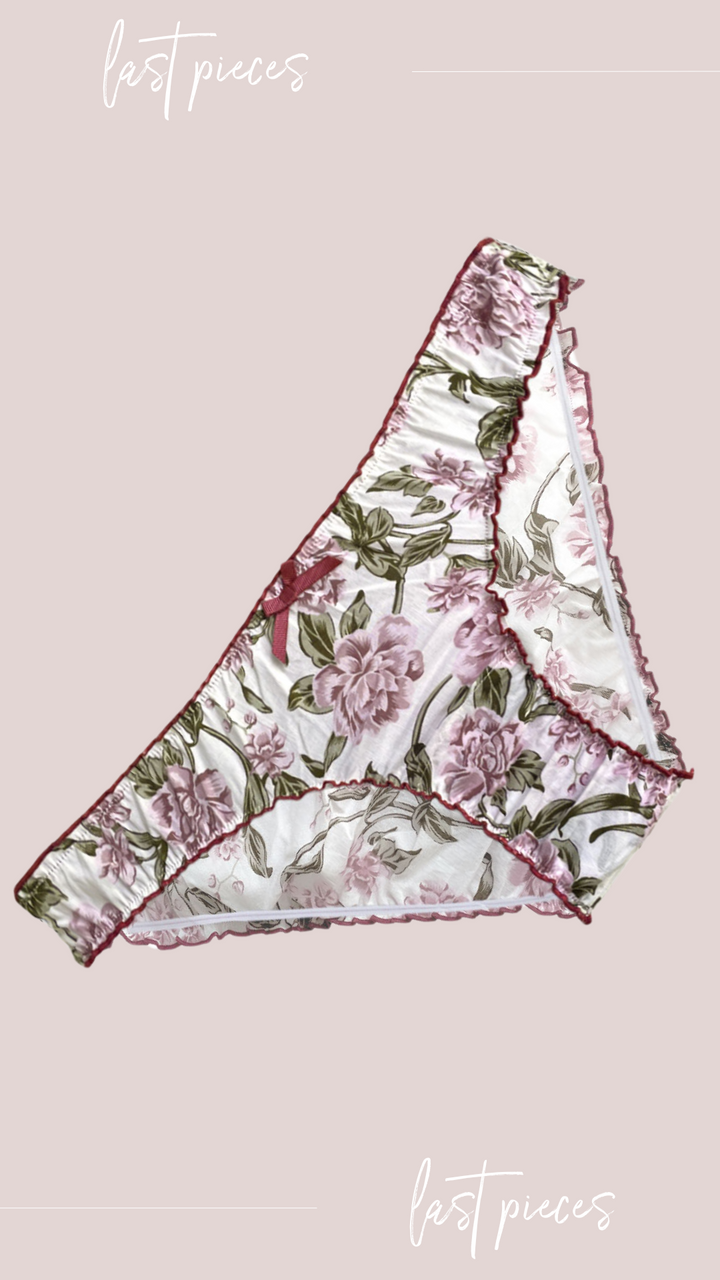 Sold out Organic ruffle knickers in bloom
