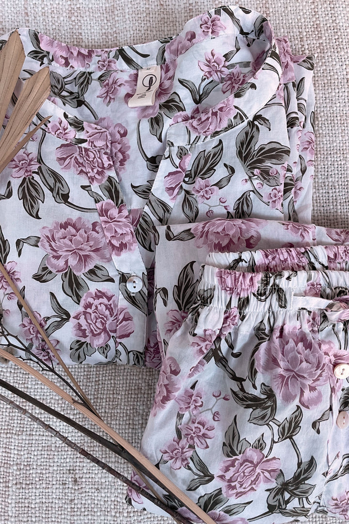 Sold out Sunday Organic PJ Set in Bloom
