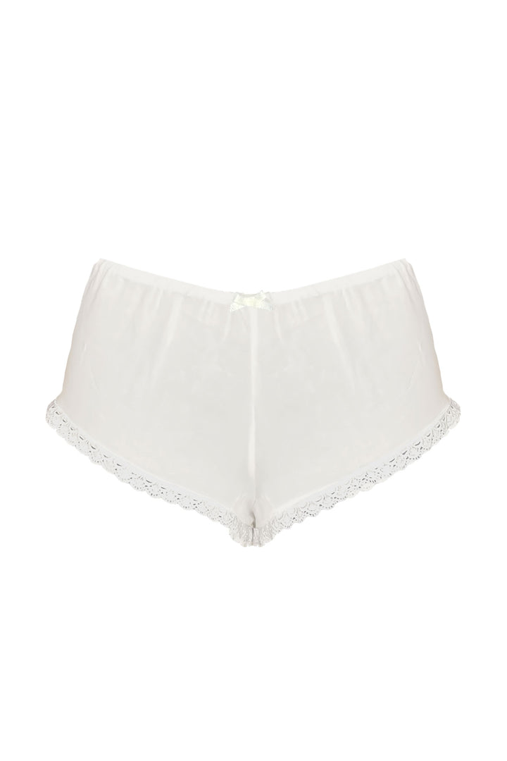 French knickers in bamboo crepe in natural