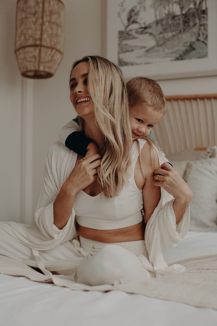 Cassie jogger in Natural