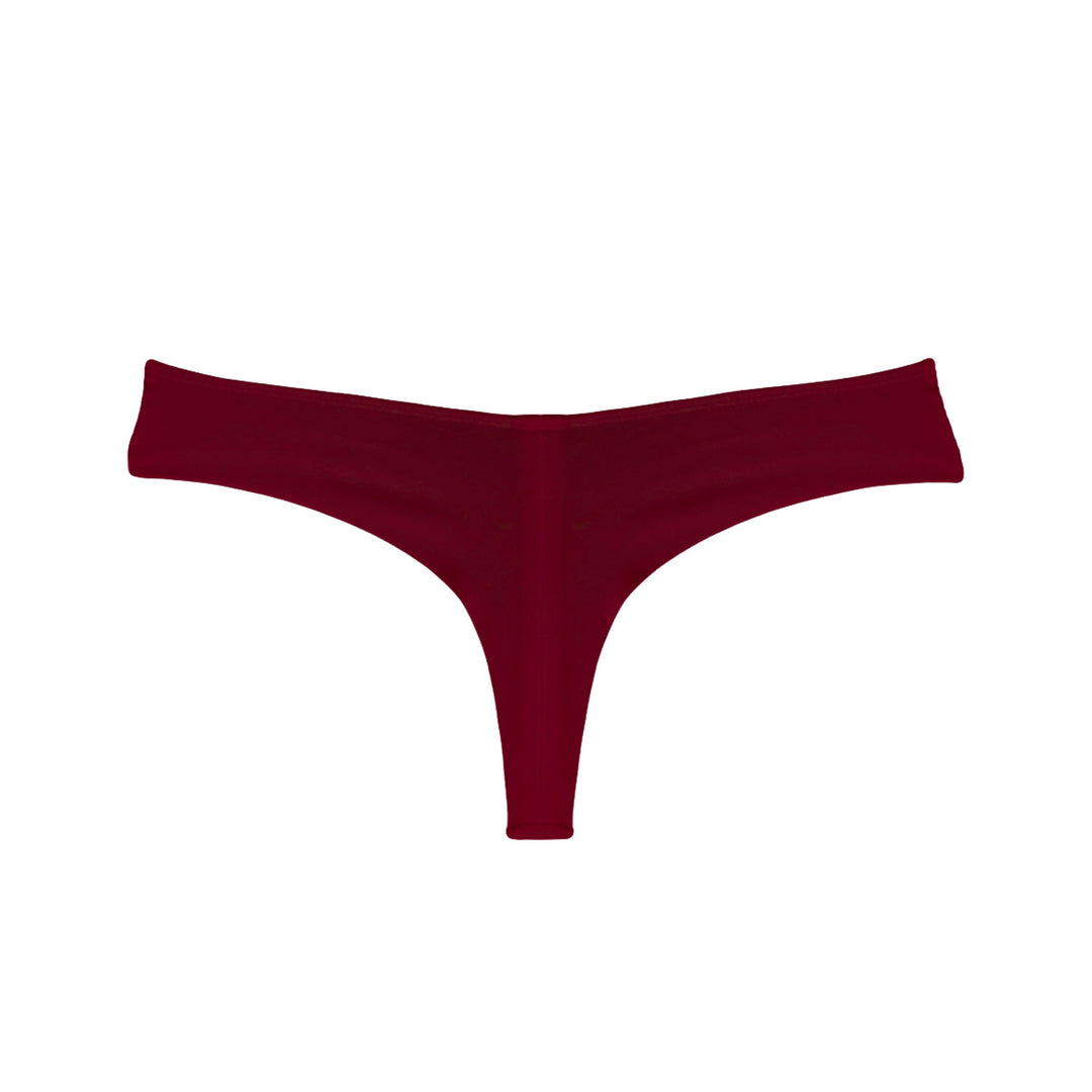flat lay of back of thong