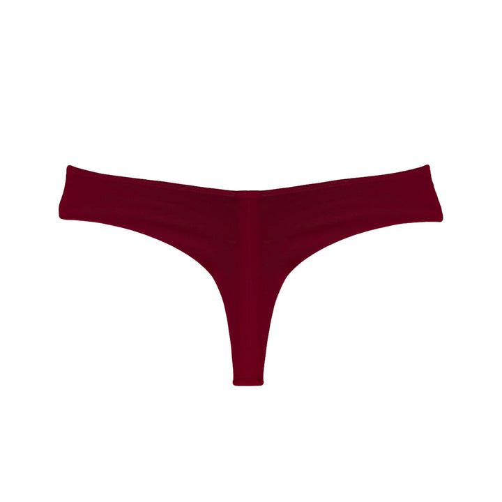 flat lay of back of thong