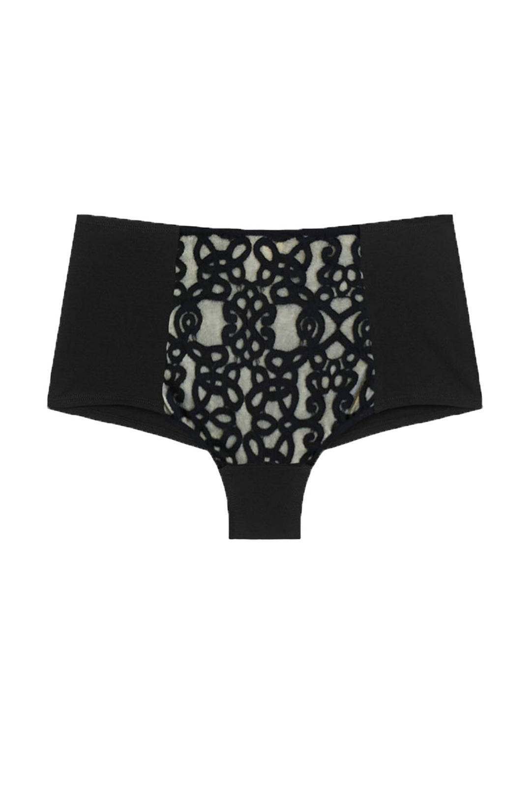 Isabella High-Waisted Knickers in Black