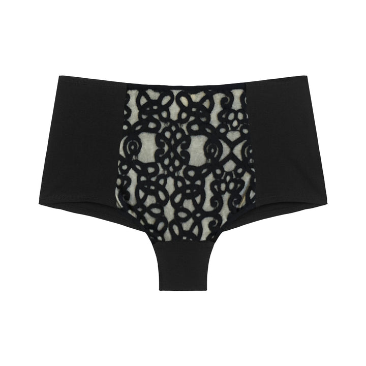 Isabella High-Waisted Knickers in Black