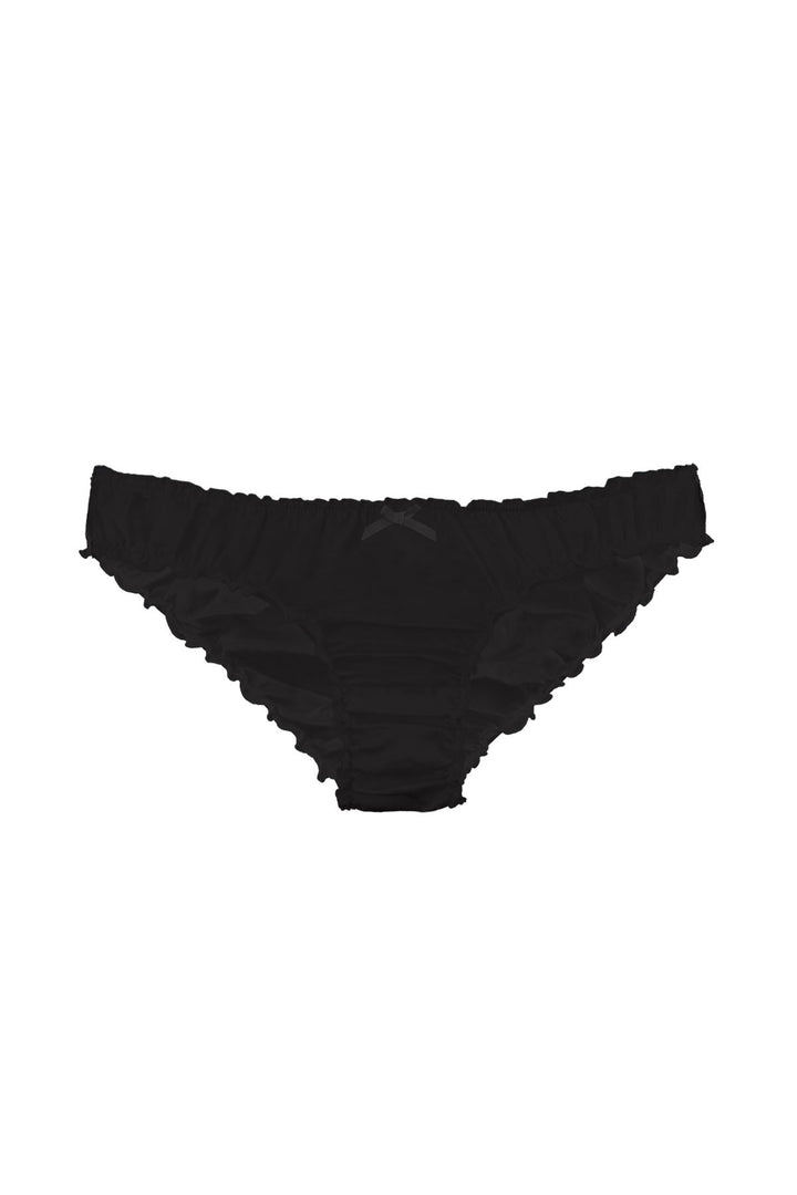 Silk cotton ruffle knickers