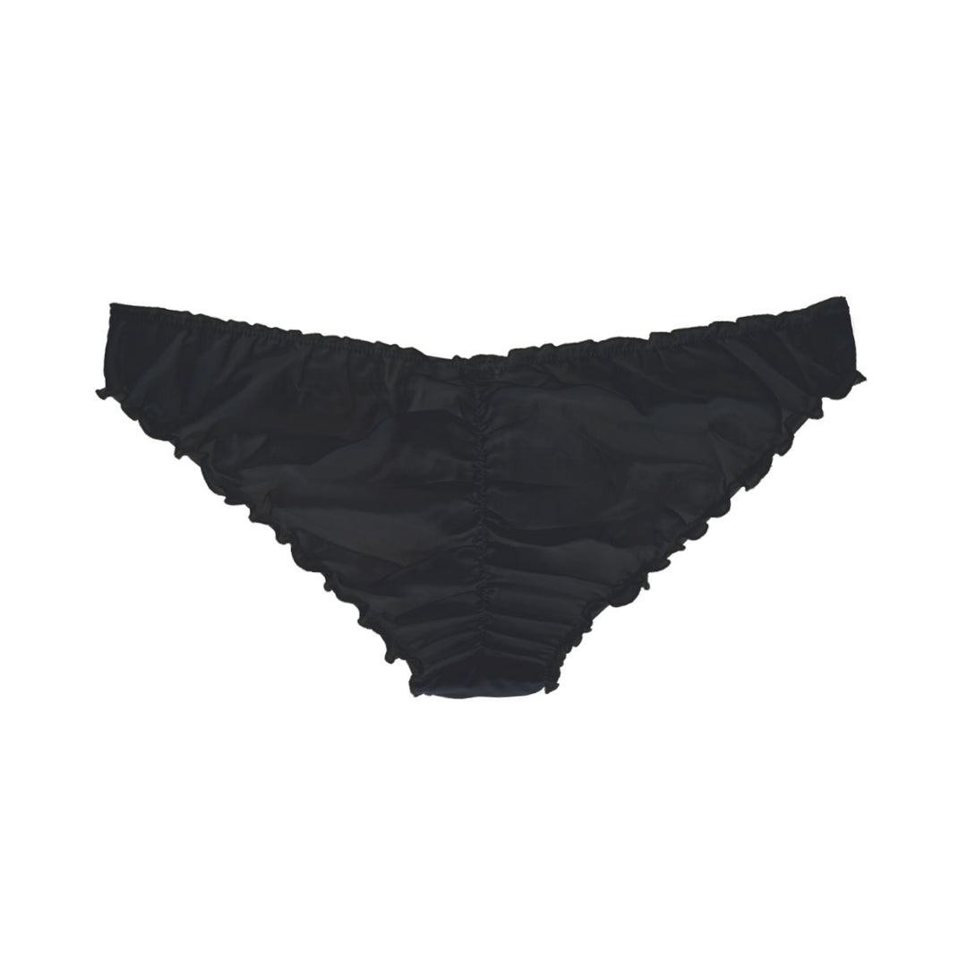 Silk cotton ruffle knickers