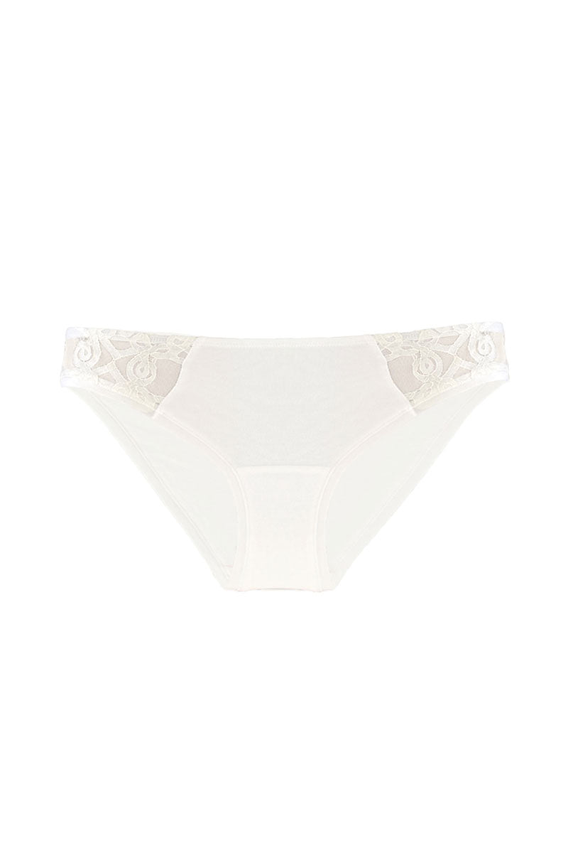 Beth bikini brief with lace in natural