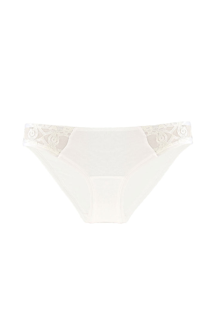 Beth bikini brief with lace in natural