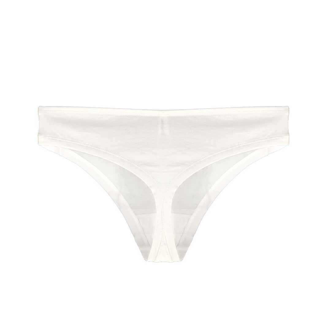 Organic cotton thong in natural - Eco Intimates