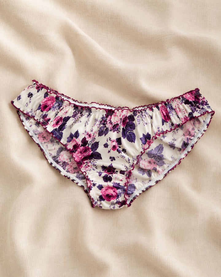 Cotton ruffle knicker gift pack
