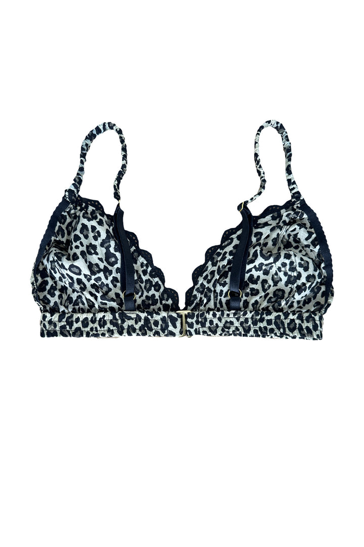 Bella cotton bralette in jungle