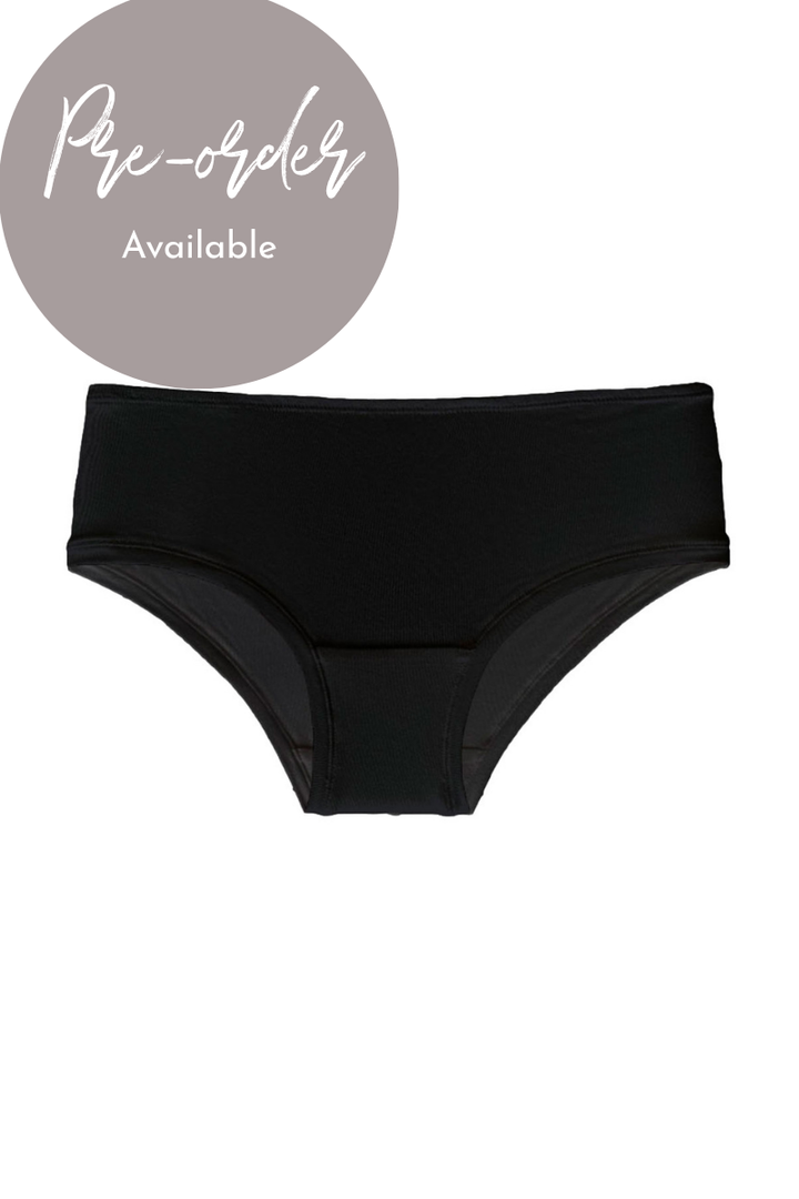 Mid-Rise Boyleg Brief in Black