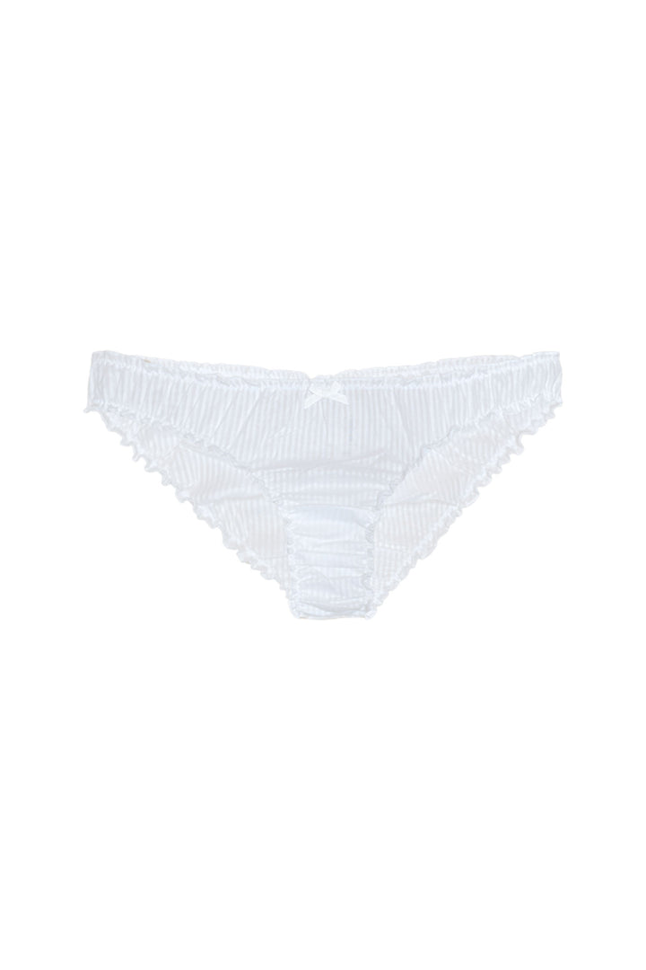 organic white underwear, eco intimates, white knickers