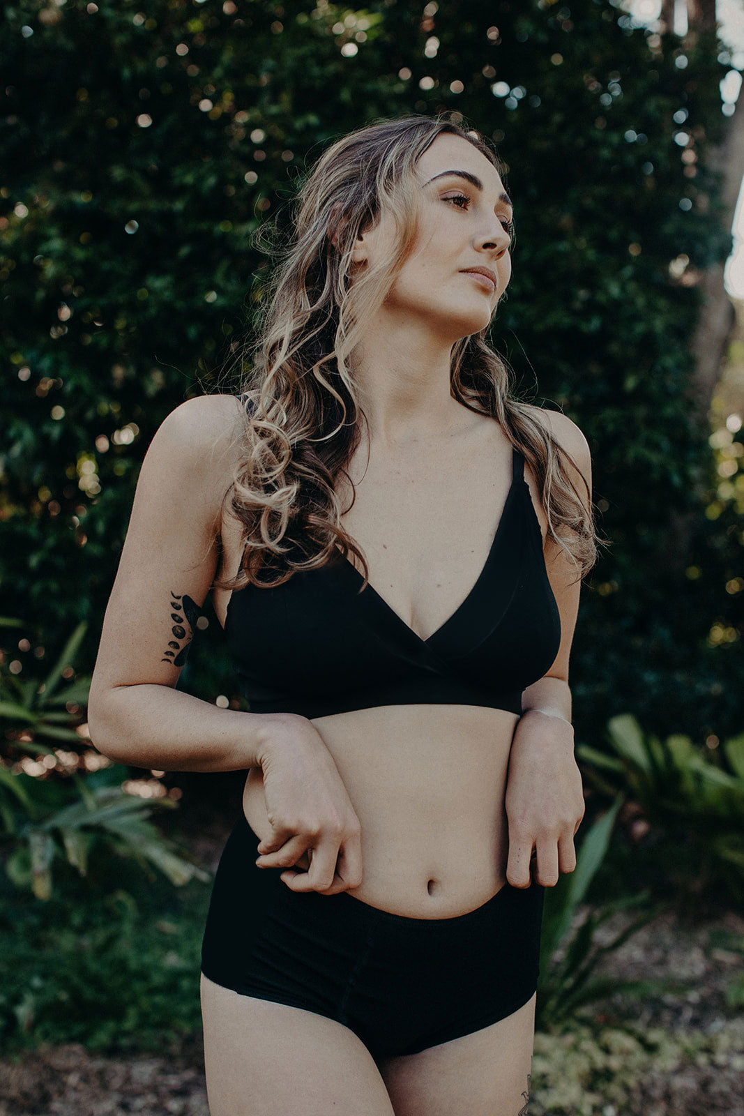 Penny full cup bralette in black