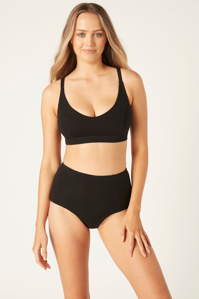 Siane Adjustable Crop – Black