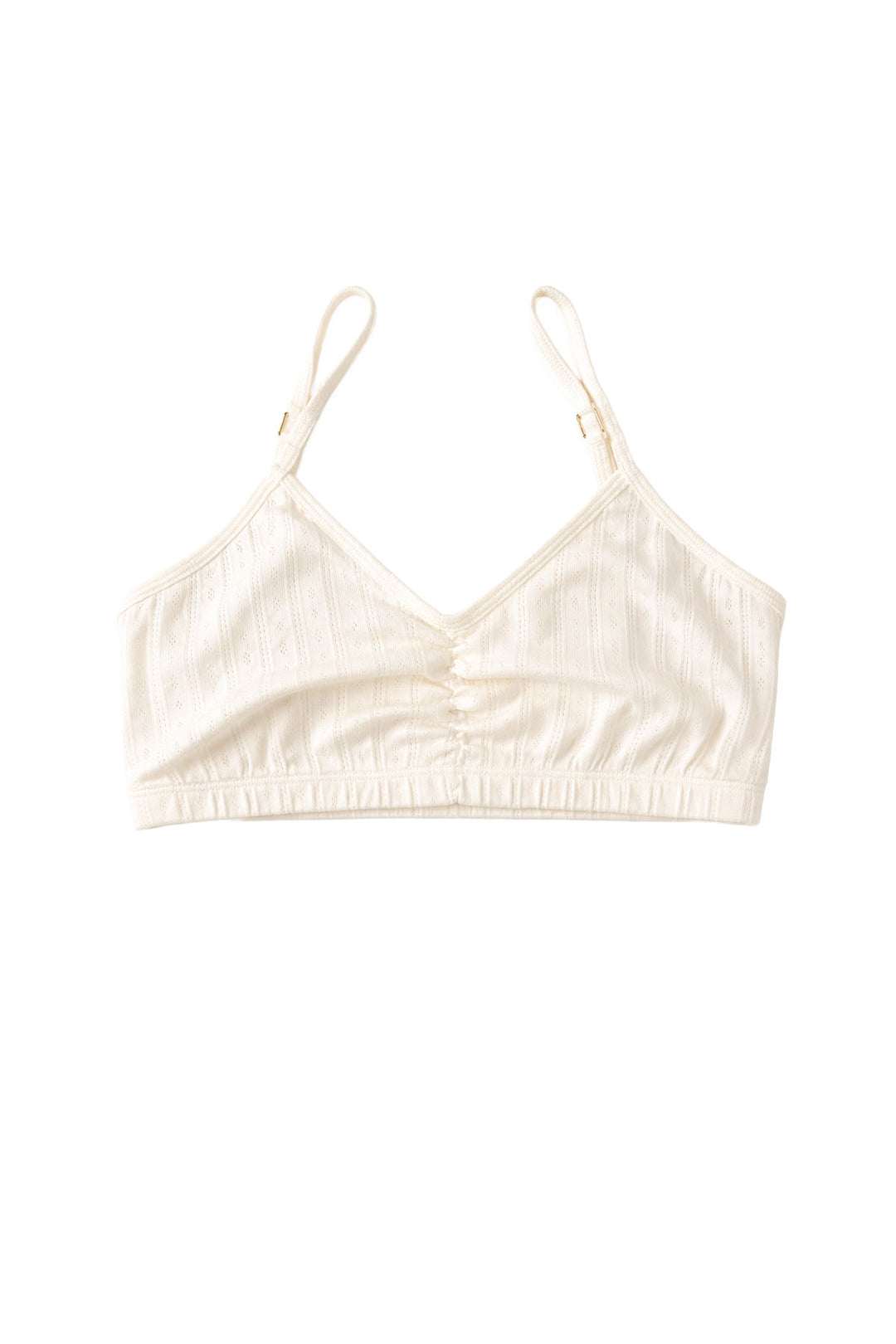 Tokyo Crop Bralette in Pointelle