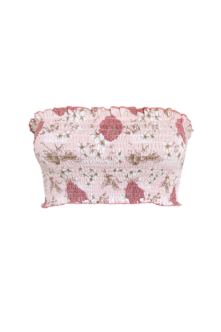 Organic Bandeau in Chinoiserie