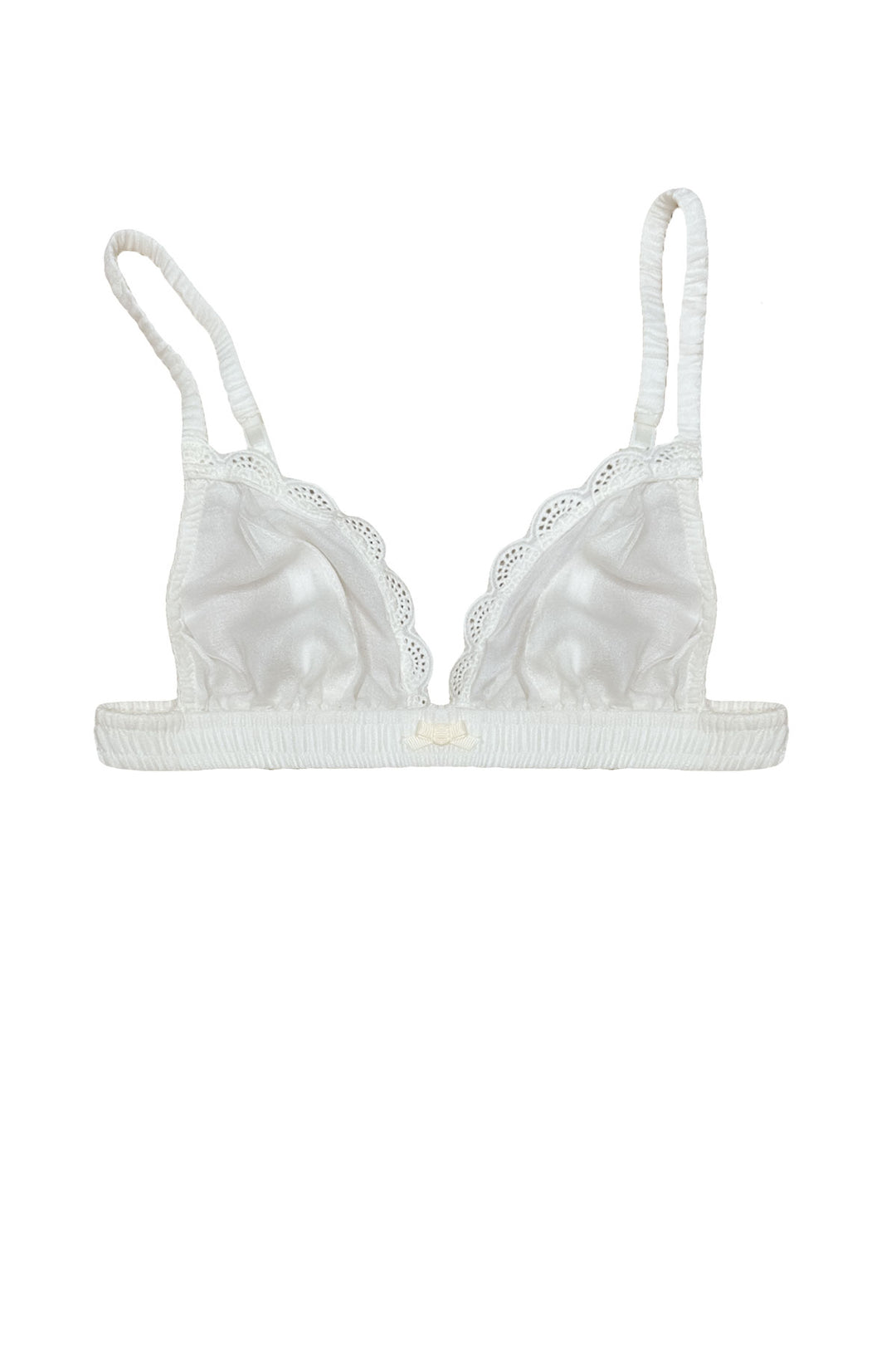 Bella Bralette in Crepe in natural