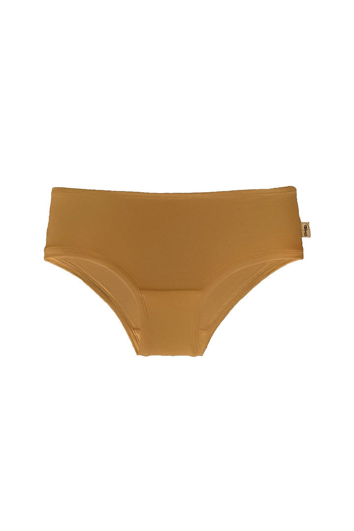 Organic boyleg brief in marigold