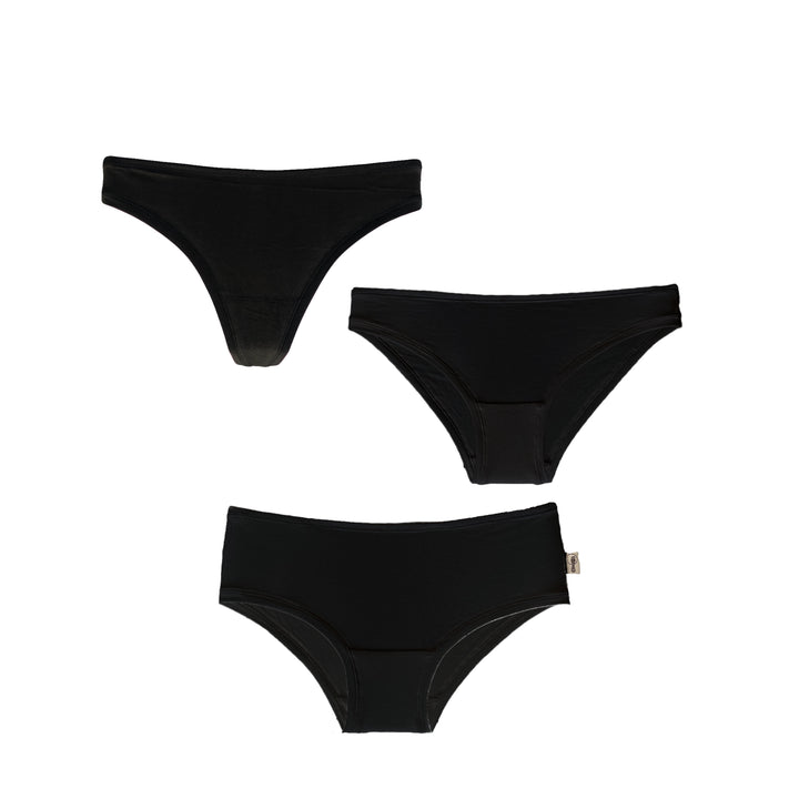 Base Briefs Bundle in Black