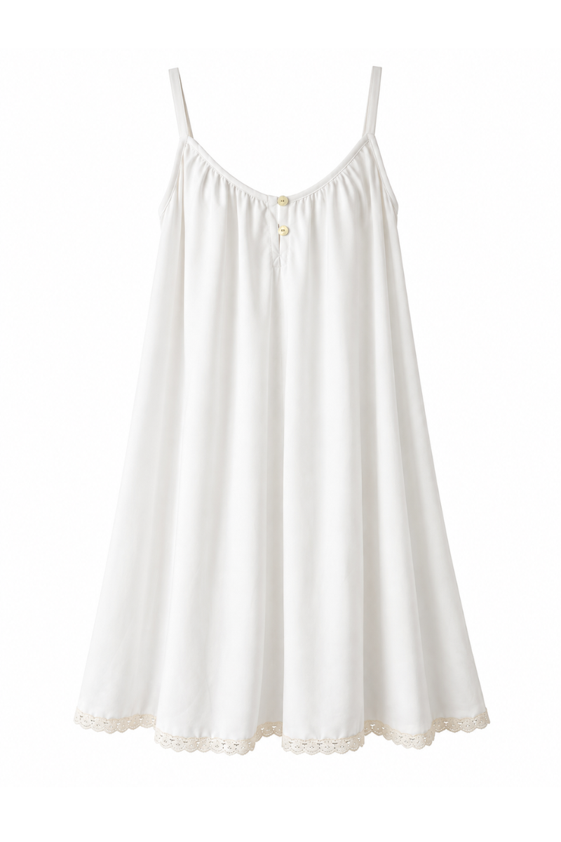 Zara slip in Ecovero in Natural