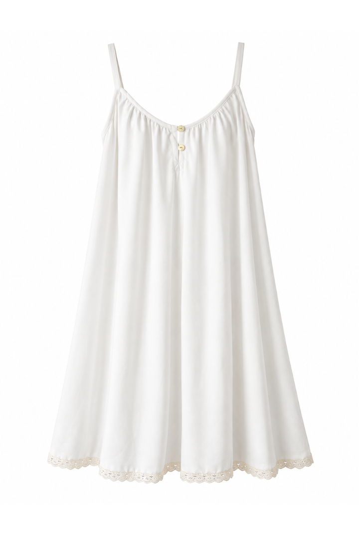Zara slip in Ecovero in Natural