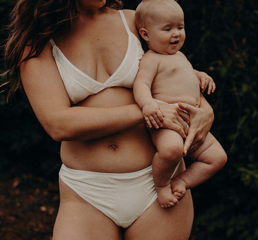 100% organic cotton thong in natural - Knickers- Eco Intimates