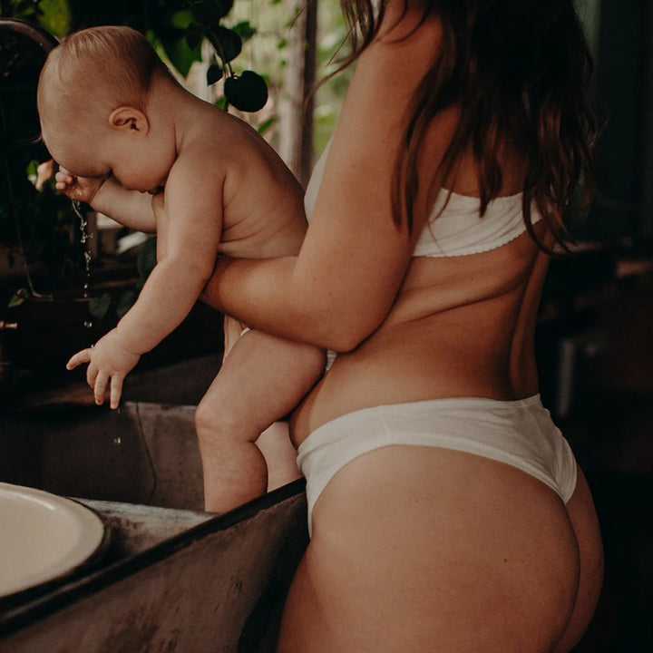 100% organic cotton thong in natural - Knickers- Eco Intimates