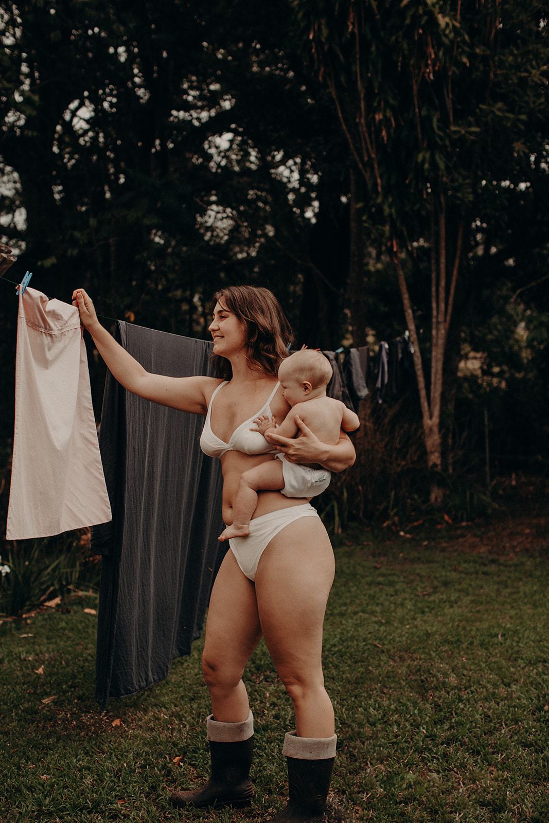 100% organic cotton thong in natural - Knickers- Eco Intimates