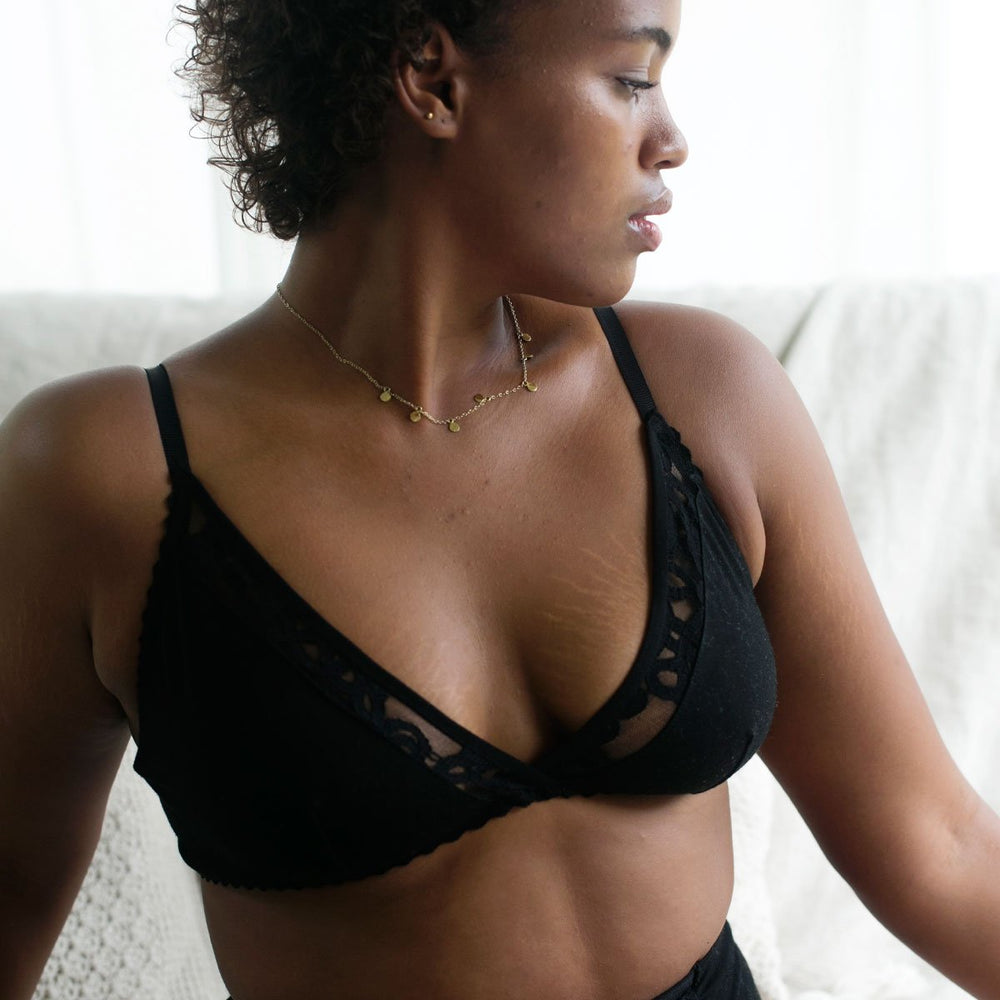 KITTY Organic cotton unlined bra in natural - Eco intimates – Eco Intimates