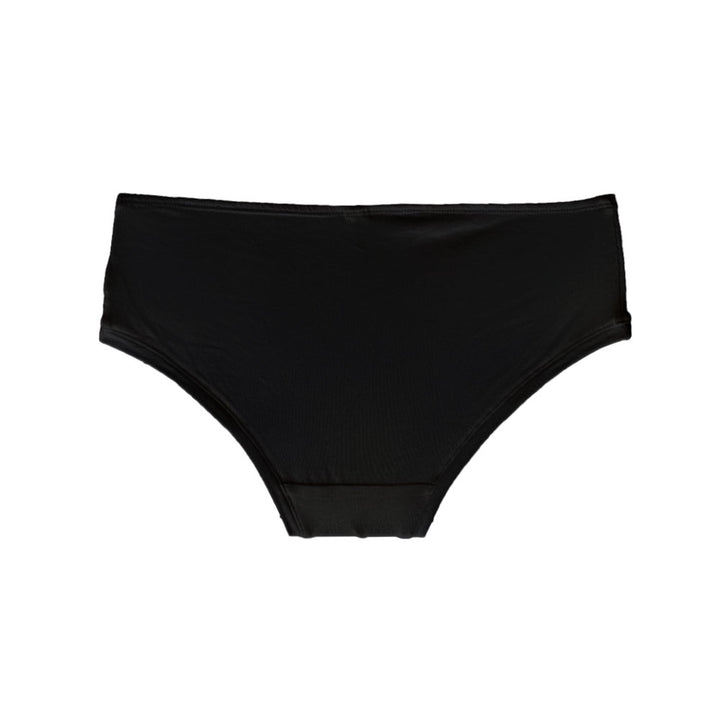 BACK VIEW black cotton briefs, organic cotton underwear, organic basics, black underwear