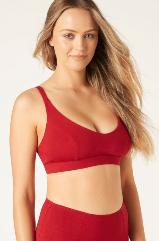SOLD OUT Siane Full Cup Bralette in Garnet