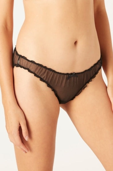 Frilly knickers black at