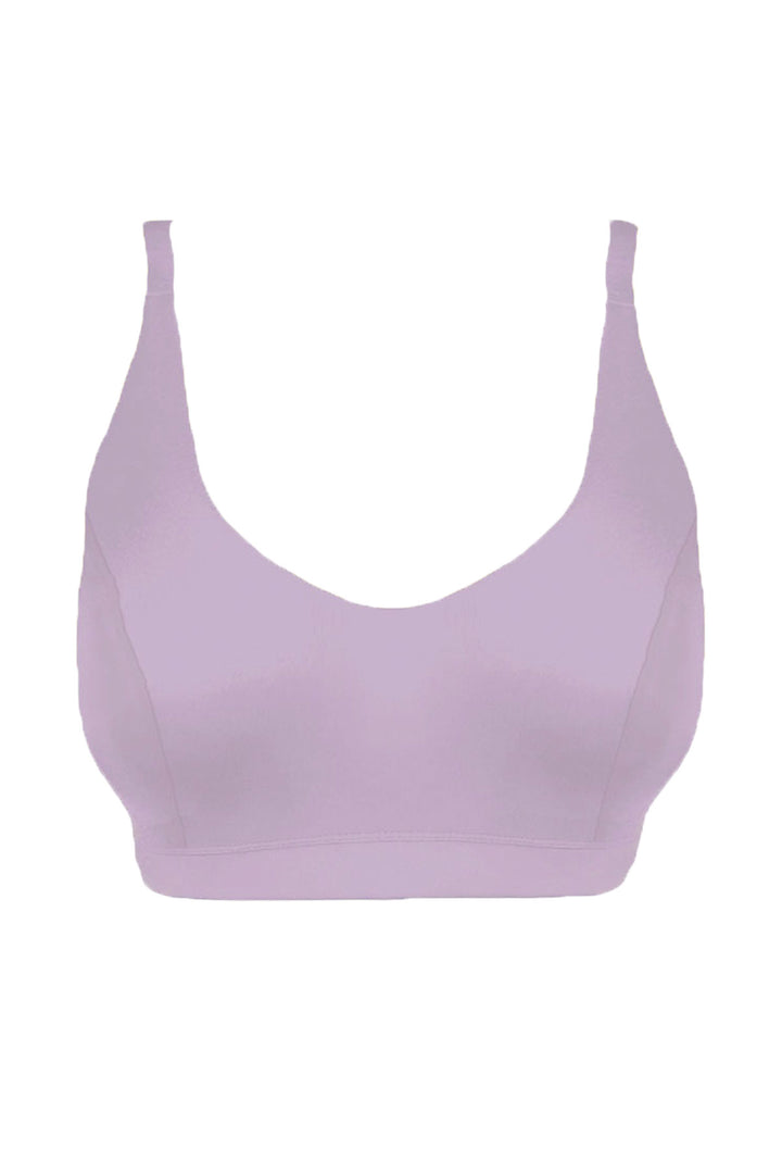 Large cup bralette for G cups in lavender
