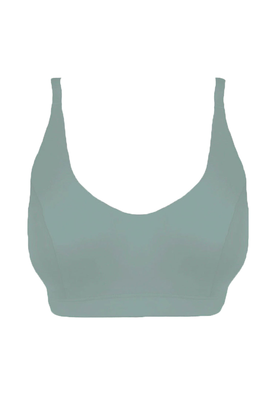 bralette for larger cups sizes in sage green