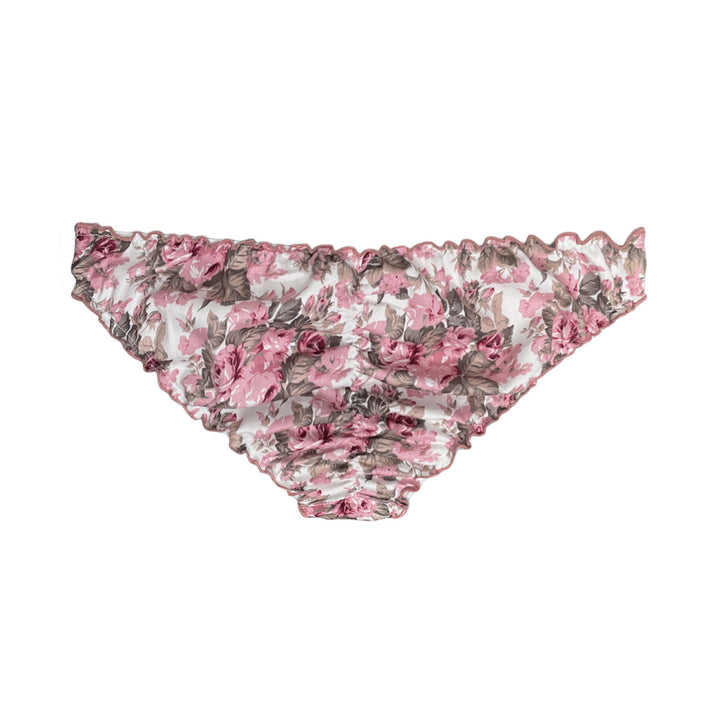 Ruffle knickers in cotton in frenchrose