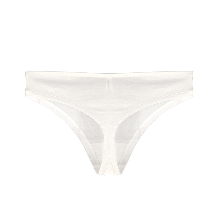 Organic cotton thong in natural - Eco Intimates